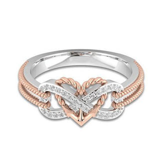 Heart Crystal Ring for Women