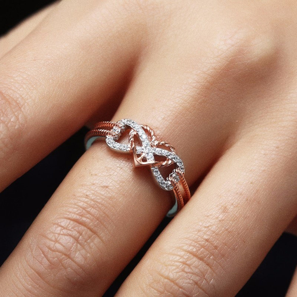 Heart Crystal Ring for Women